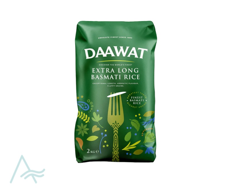 DAAWATA EXTRA LONG BASMATI RICE 2 KG